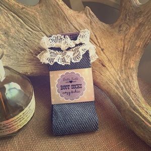 Britt’s Knits Grey Boot Socks